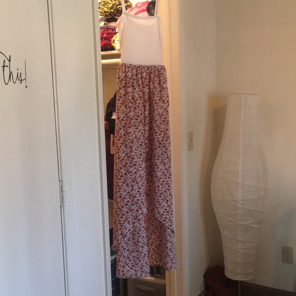 High-low long summer dress